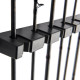 HORIZONTAL ROD RACK BERKLEY ΟΡΙΖΟΝΤΙΑ ΒΑΣΗ ΚΑΛΑΜΙΩΝ ΜΑΥΡΟ/BLACK