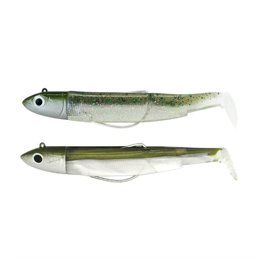 ΣΙΛΙΚΟΝΗ FIIISH BLACK MINNOW No 1 DOUBLE COMBO 6gr KAKHI GHOST MINNOW BM3035