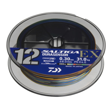 ΝΗΜΑ DAIWA SALTIGA DURASENSOR UVF 12EX MULTICOLOR 300mt