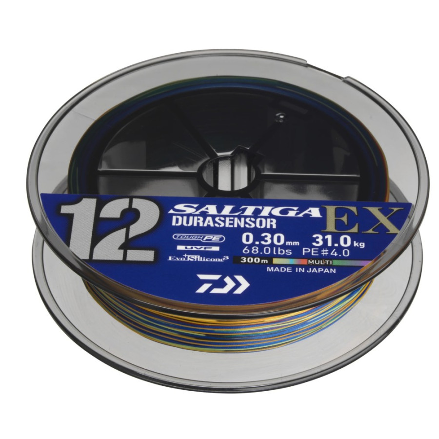 ΝΗΜΑ DAIWA SALTIGA DURASENSOR UVF 12EX MULTICOLOR 300mt