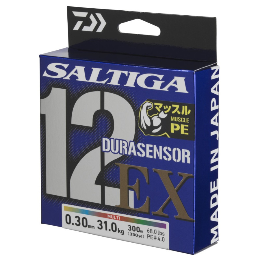 ΝΗΜΑ DAIWA SALTIGA DURASENSOR UVF 12EX MULTICOLOR 300mt