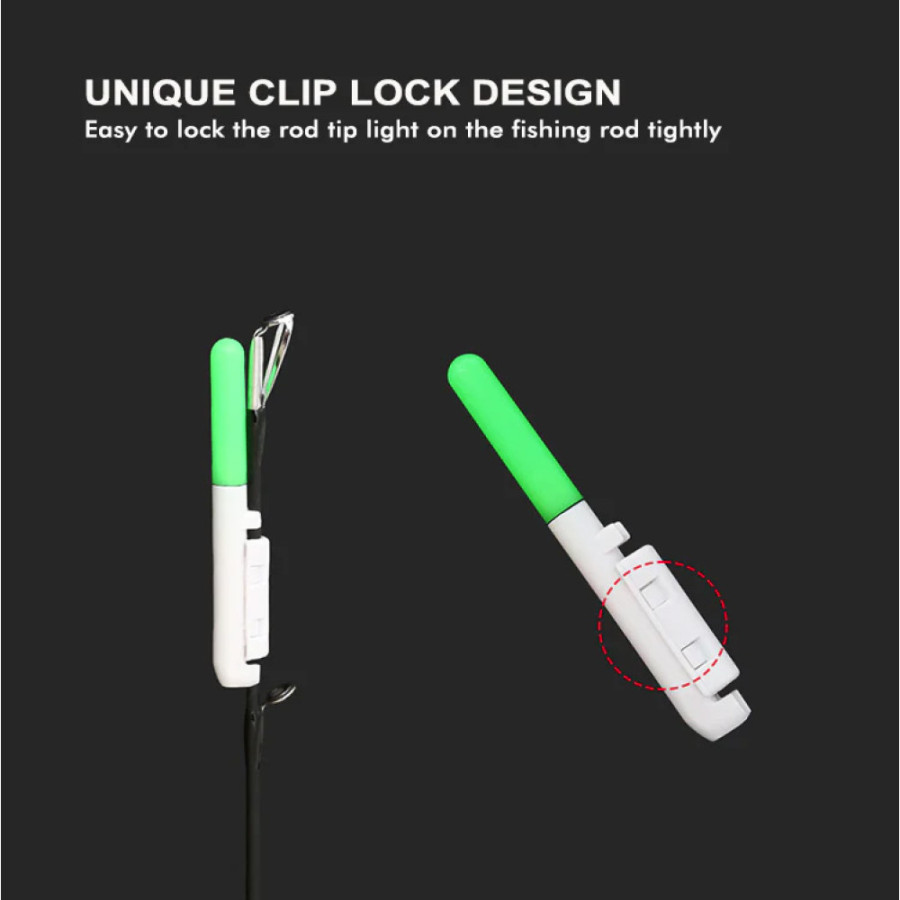 ΟΠΤΙΚΟΣ ΕΙΔΟΠΟΙΗΤΗΣ DLYFULL RT80 BITE ALARM ROD TIP LIGHT / 3.5mm~4.5mm / ΠΡΑΣΙΝΟ/GREEN