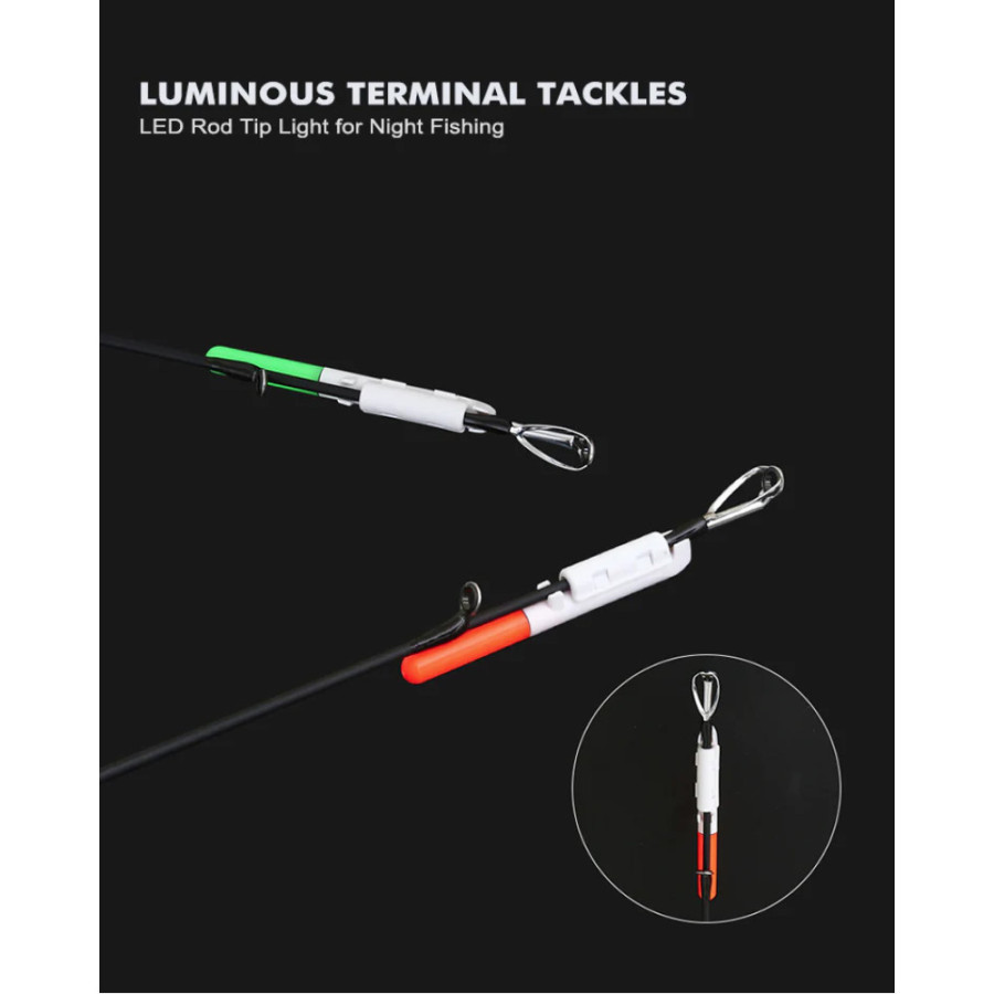 ΟΠΤΙΚΟΣ ΕΙΔΟΠΟΙΗΤΗΣ DLYFULL RT80 BITE ALARM ROD TIP LIGHT / 3.5mm~4.5mm / ΠΡΑΣΙΝΟ/GREEN