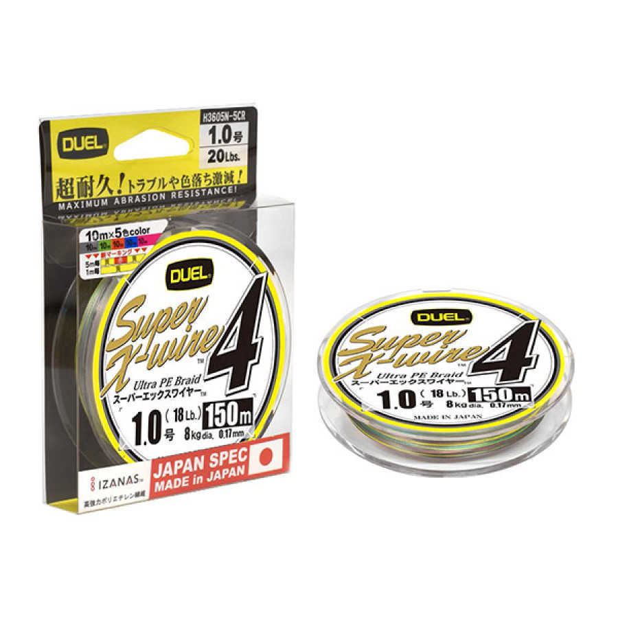 ΝΗΜΑ DUEL X-WIRE 4 MULTICOLOR 200mt