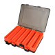 DOUBLE SIDED LURE BOX HTO ΚΟΥΤΙ ΑΠΟΘΗΚΕΥΣΗΣ ΔΥΟ ΟΨΕΩΝ  20.6x17x4.3cm ORANGE/ΠΟΡΤΟΚΑΛΙ