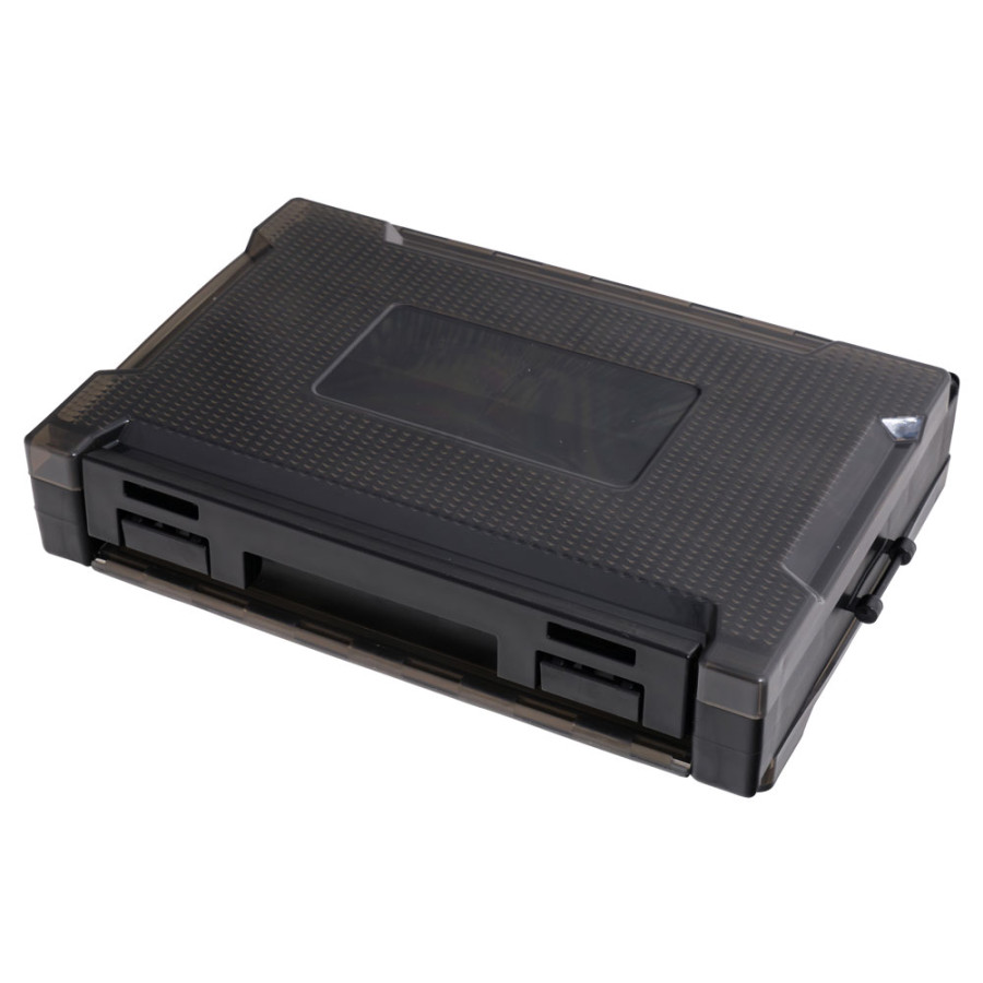 SLIT FOAM AND COMPARTMENT BOX HTO ΚΑΣΕΤΙΝΑ ΔΥΟ ΟΨΕΩΝ 20.5x14.5x4.6cm BLACK/ΜΑΥΡΟ