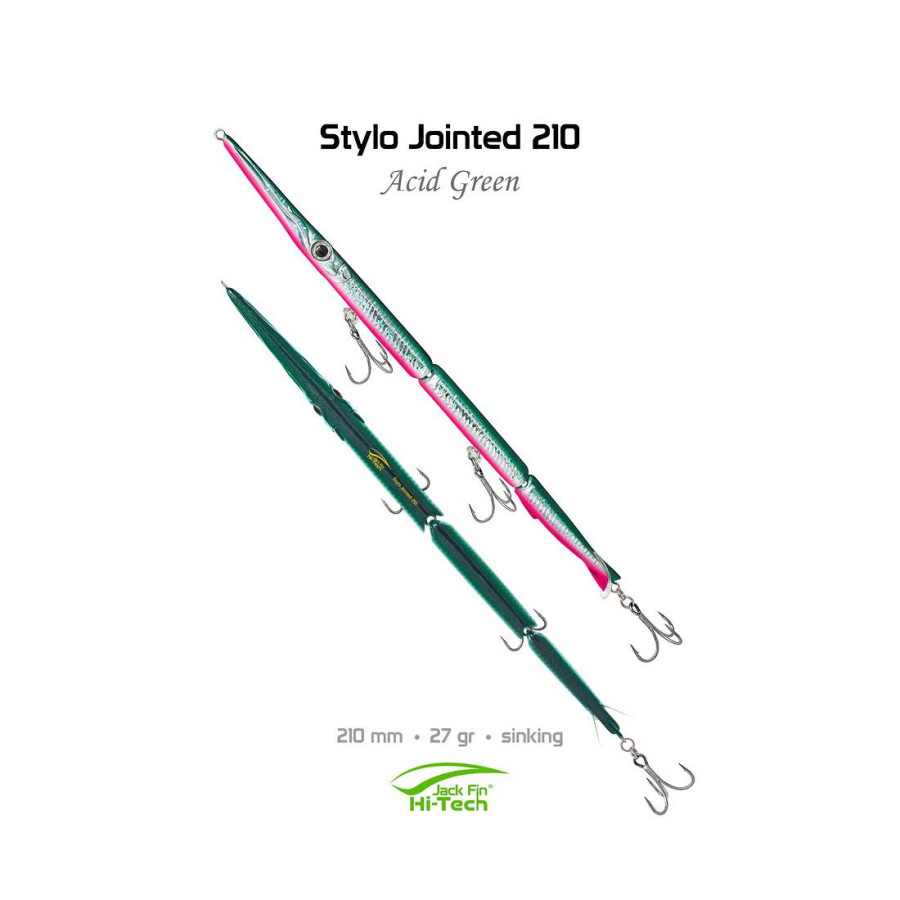 ΣΠΑΣΤΟ ΤΕΧΝΗΤΟ JACK FIN STYLO JOINTED 210 SINKING 27gr