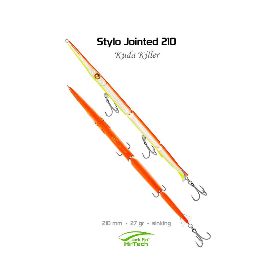 ΣΠΑΣΤΟ ΤΕΧΝΗΤΟ JACK FIN STYLO JOINTED 210 SINKING 27gr