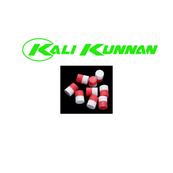 ΦΛΟΤΕΡΑΚΙ KALI KUNNAN FLOATINGS ΚΟΚΚΙΝΟ-ΑΣΠΡΟ 9mmx10mm