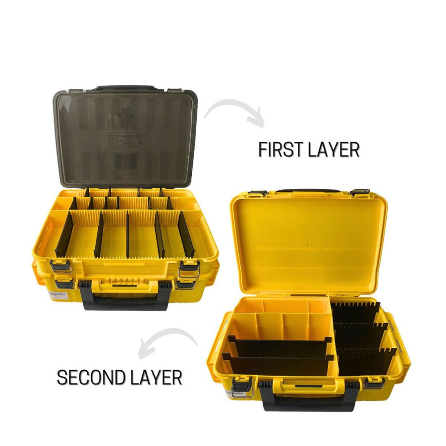 ΒΑΛΙΤΣΑΚΙ ΑΠΟΘΗΚΕΥΣΗΣ MEBAO 43 x 29,5 x 18,6cm ΚΙΤΡΙΝΟ MB-308