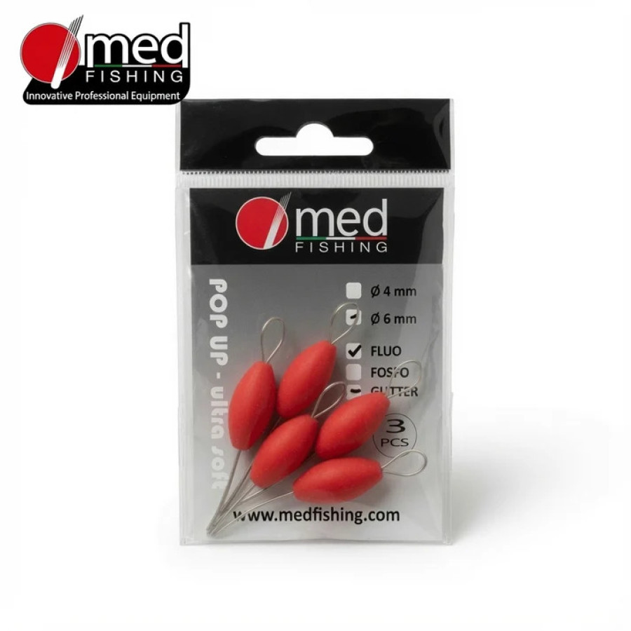 ΟΒΑΛ ΦΛΟΤΕΡ ΑΡΜΑΤΩΣΙΑΣ MED FISHING FO GLOSSY PAINT 4,8×10mm 12ΤΜΧ