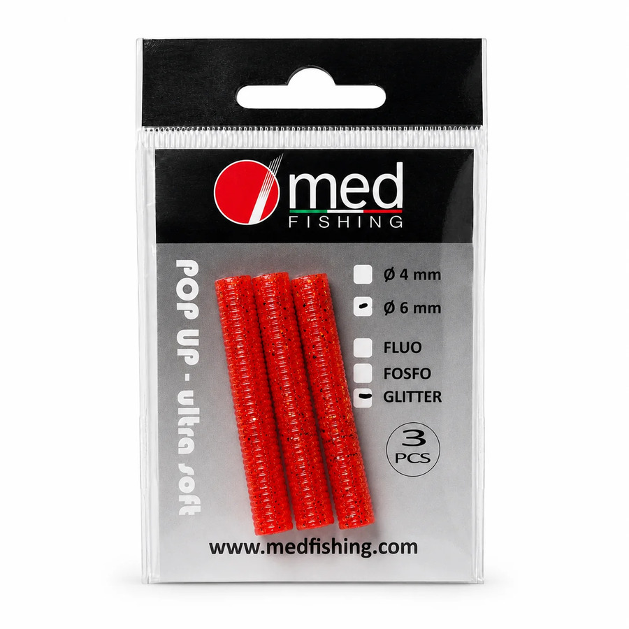 ΑΦΡΩΔΕΣ POP-UP ΔΟΛΩΜΑΤΟΣ MED FISHING 6x50mm ULTRA SOFT 3ΤΜΧ
