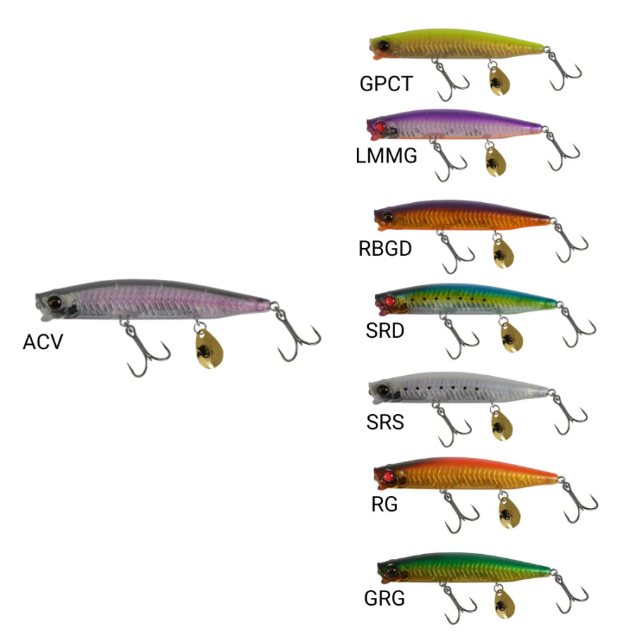 ΨΑΡΑΚΙ  VERTEBRATA MUSTAD 70S SINKING 72mm 10gr