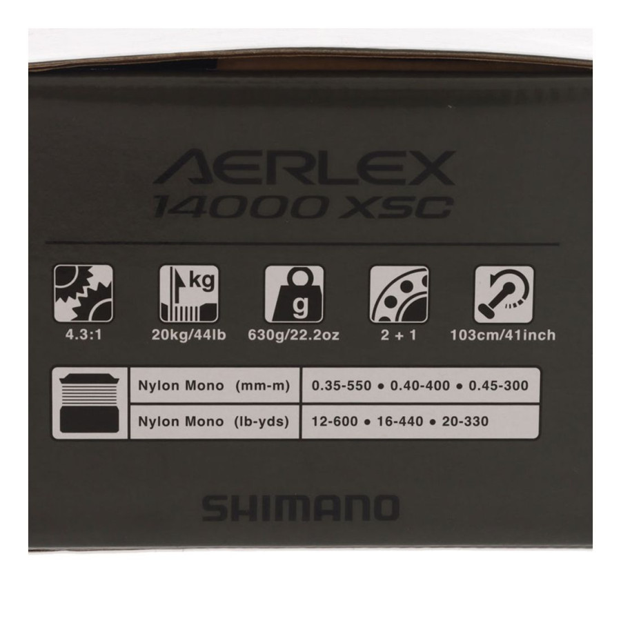 Μηχανισμός Ψαρέματος SHIMANO AERLEX 14000 XSC