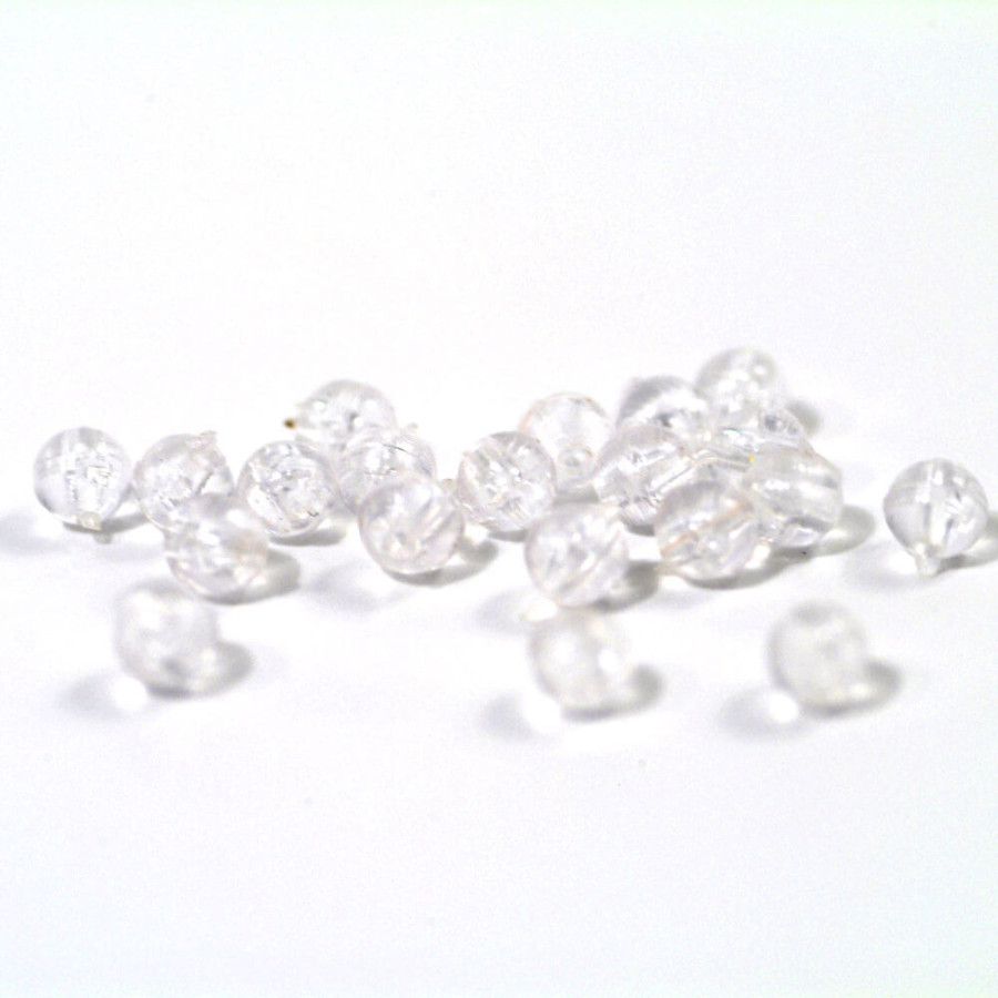 ROUND BEADS CLEAR TRONIXPRO ΧΑΝΤΡΕΣ ΔΙΑΦΑΝΕΣ 2mm