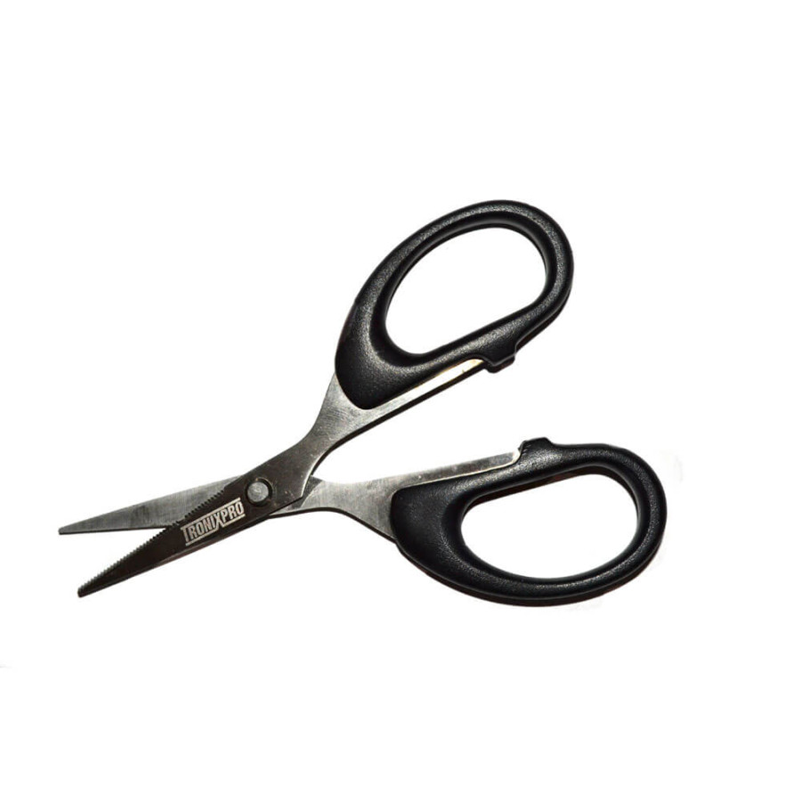 FISHING LINE SCISSOR TRONIXPRO ΑΝΟΞΕΙΔΩΤΟ ΨΑΛΙΔΙ 12cm BLACK/ΜΑΥΡΟ