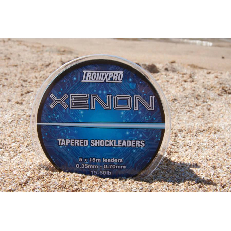 XENON TAPERED SHOCK LEADER TRONIXPRO CLEAR 5x15mt