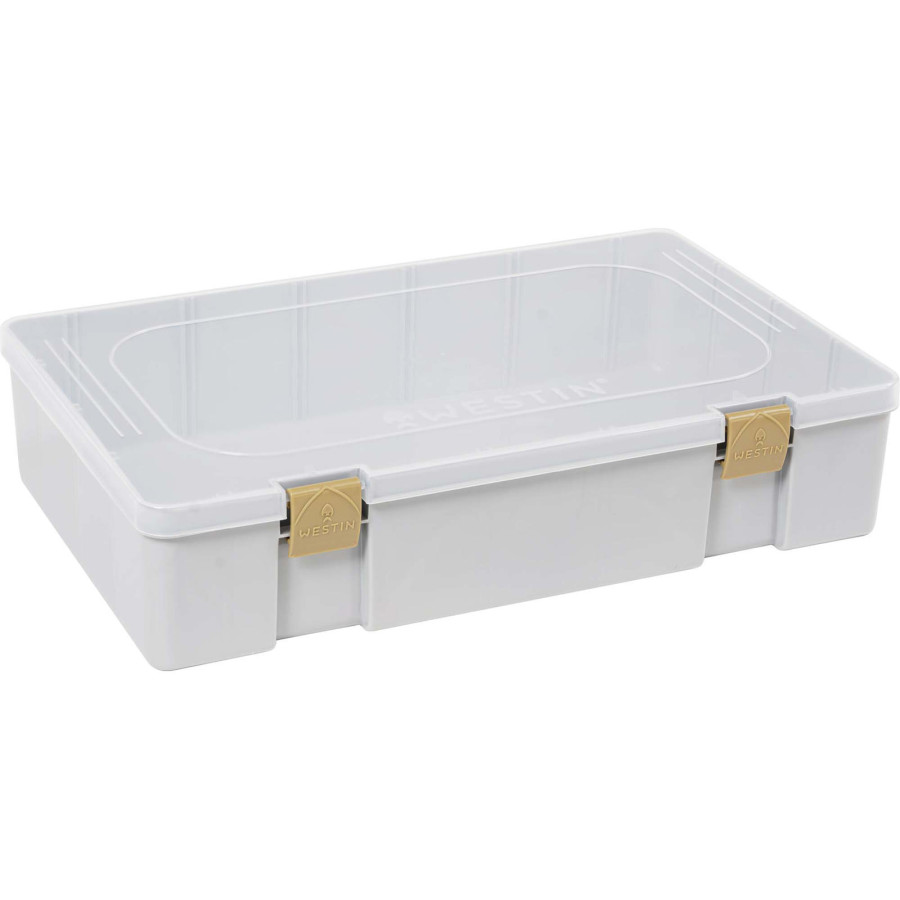 ΚΟΥΤΙ ΤΕΧΝΗΤΩΝ ΔΟΛΩΜΑΤΩΝ WESTIN W3 GAME TACKLE BOX 36X22.5X8cm GREY/CLEAR S1