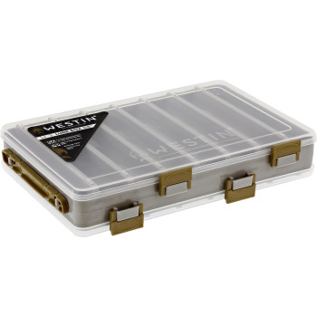 ΚΟΥΤΙ ΤΕΧΝΗΤΩΝ ΔΟΛΩΜΑΤΩΝ ΔΙΠΛΗΣ ΟΨΗΣ WESTIN W3 LURE BOX DOUBLE SIDED 28,5X19X5cm GREY/CLEAR S6