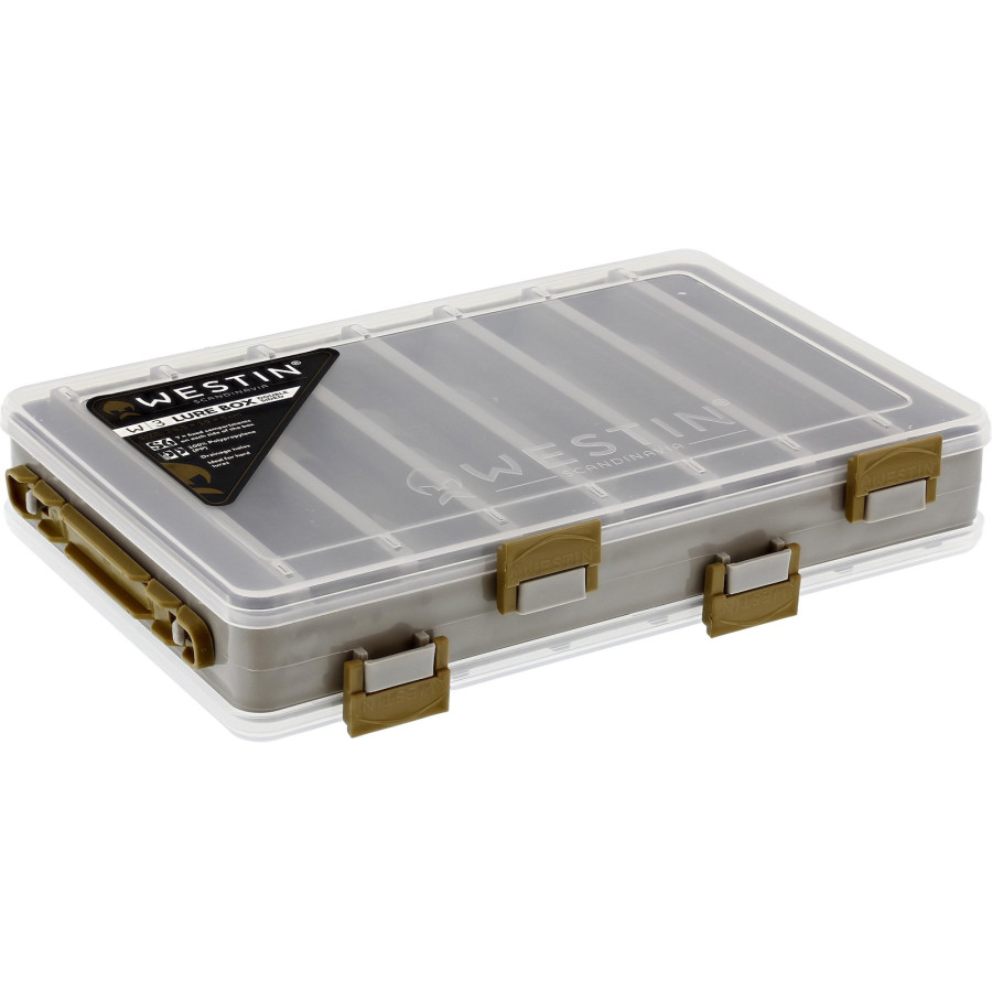 ΚΟΥΤΙ ΤΕΧΝΗΤΩΝ ΔΟΛΩΜΑΤΩΝ ΔΙΠΛΗΣ ΟΨΗΣ WESTIN W3 LURE BOX DOUBLE SIDED 28,5X19X5cm GREY/CLEAR S6