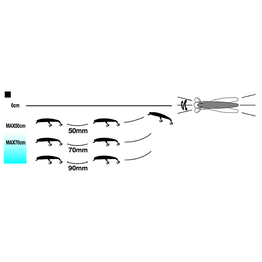 ΨΑΡΑΚΙΑ YO-ZURI PINS MINNOW F1163 90mm / 7 gr / FLOATING
