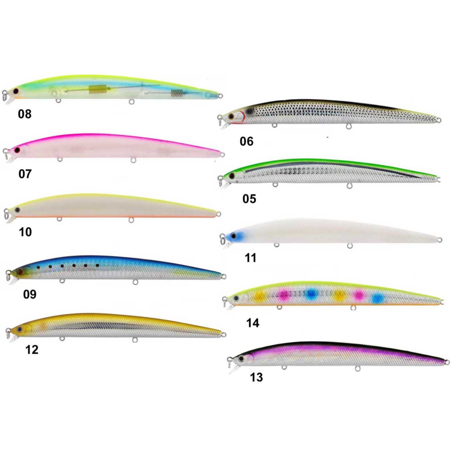 Ψαράκι TUBERTINI WARRIOR SF-150 LC 150 mm / 18 GR / SLOW FLOATING