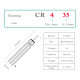 DLYFULL ΜΠΑΤΑΡΙΑ 48mAh/3V CR435 4mm x 35mm