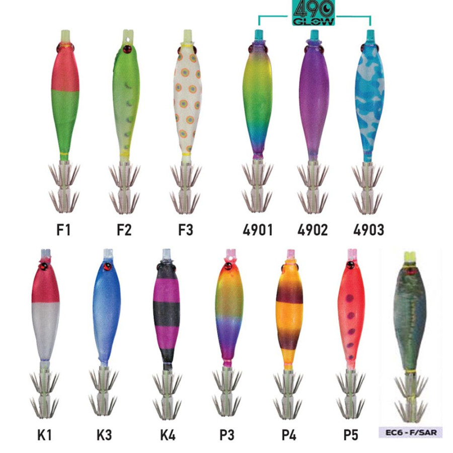 Καλαμαριέρα YAMASHITA OPPAI SUTTE 7CM UV & GLOW