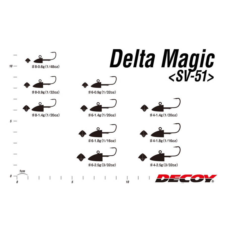 ΜΟΛΥΒΟΚΕΦΑΛΗ DECOY DELTA MAGIC SV-51 