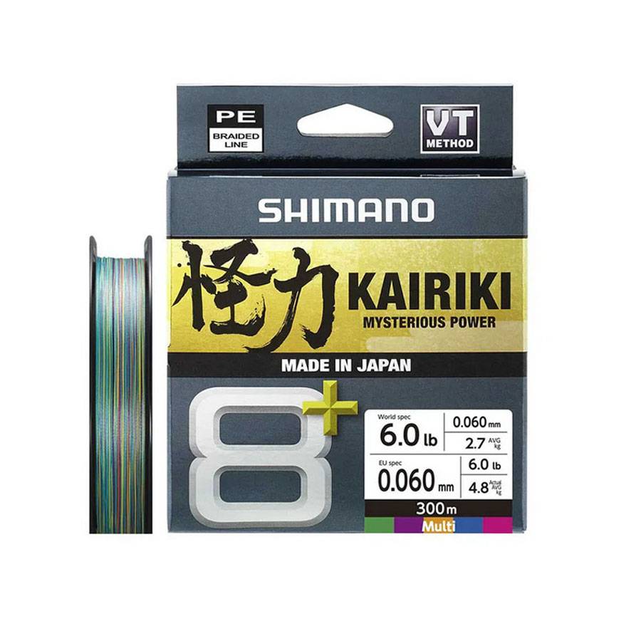Νήμα SHIMANO KAIRIKI 8 PLUS MULTICOLOR 300m