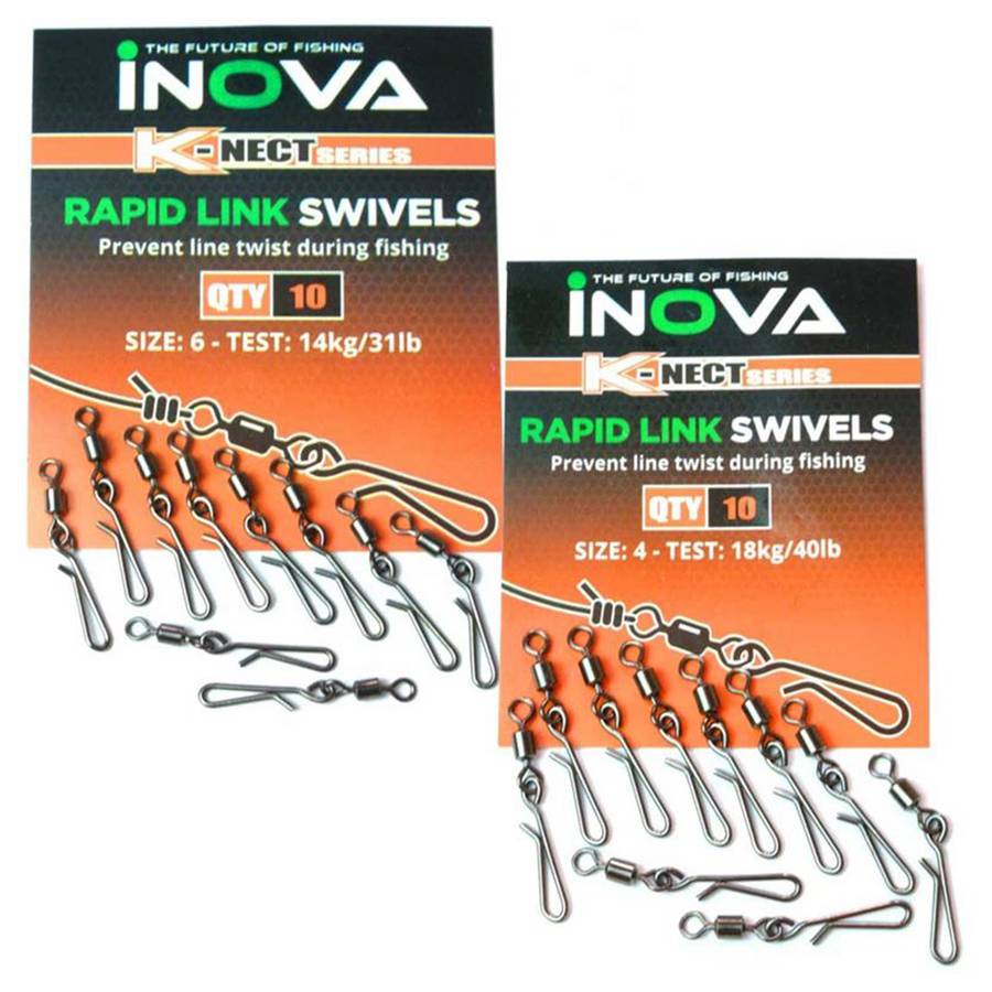 INOVA ΣΤΡΙΦΤΑΡΙ ΜΕ ΣΥΝΔΕΣΜΟ ΤΑΧΕΙΑΣ ΑΠΕΛΕΥΘΕΡΩΣΗΣ RAPID LINK SWIVELS