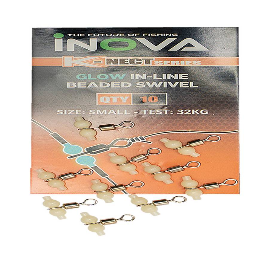 INOVA ΣΥΝΔΕΣΜΟΣ ΑΡΜΑΤΩΣΙΑΣ ΣΤΑΥΡΟΣ ΦΩΣΦΟΡΟΥ GLOW IN LINE BEADED SWIVEL