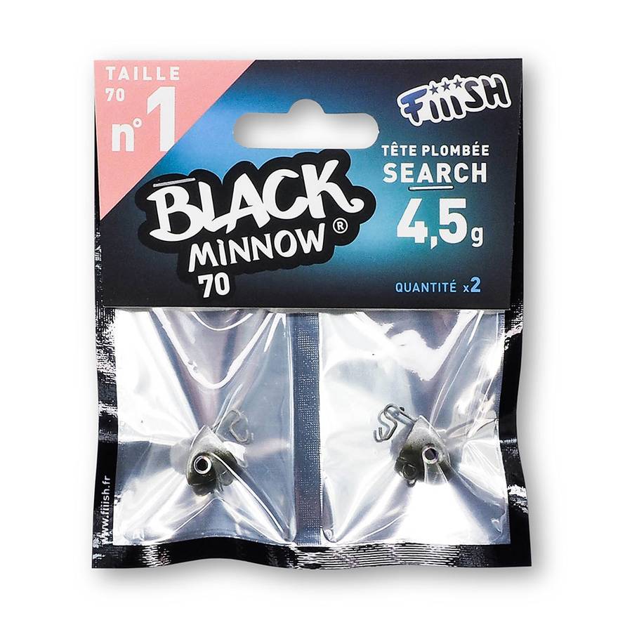 ΜΟΛΥΒΟΚΕΦΑΛΗ FIIISH BLACK MINNOW NO.1 4,5GR ΚΗΑΚΙ