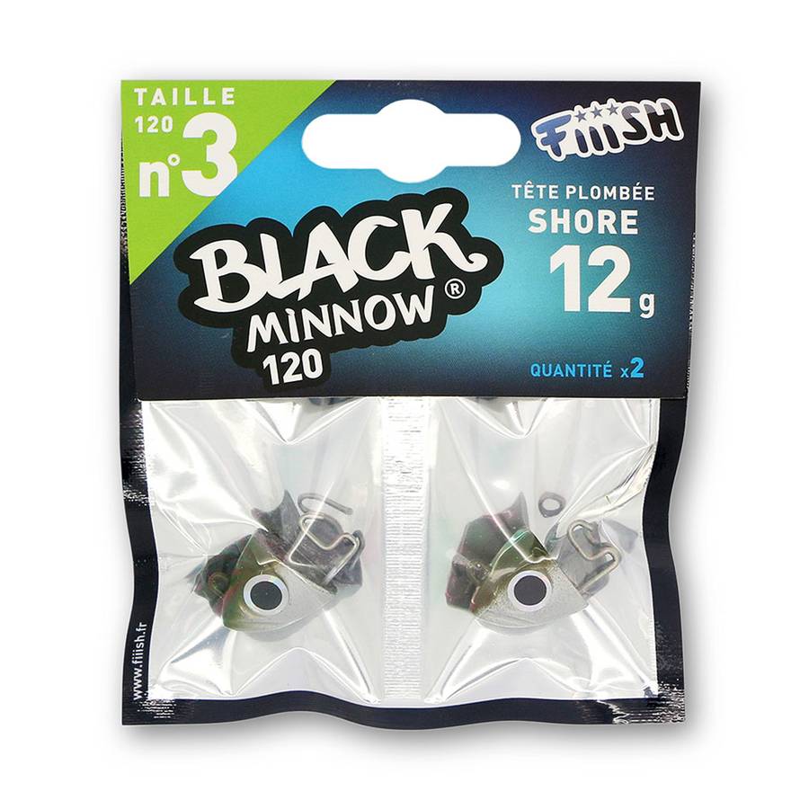ΜΟΛΥΒΟΚΕΦΑΛΗ FIIISH BLACK MINNOW NO.3 12GR ΚΗΑΚΙ