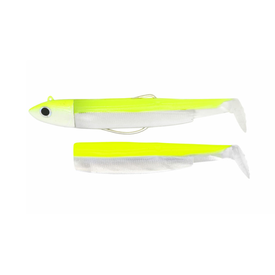 Σιλικόνη FIIISH BLACK MINNOW NO.3 COMBO 25GR YELLOW/WHITE BM193