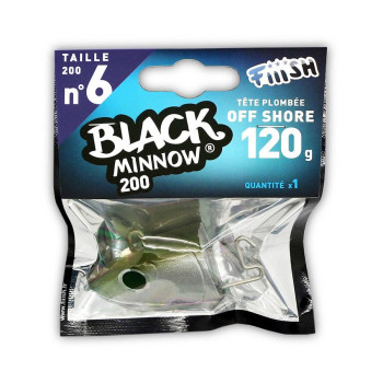 ΜΟΛΥΒΟΚΕΦΑΛΗ FIIISH BLACK MINNOW NO.6 120GR ΚΗΑΚΙ