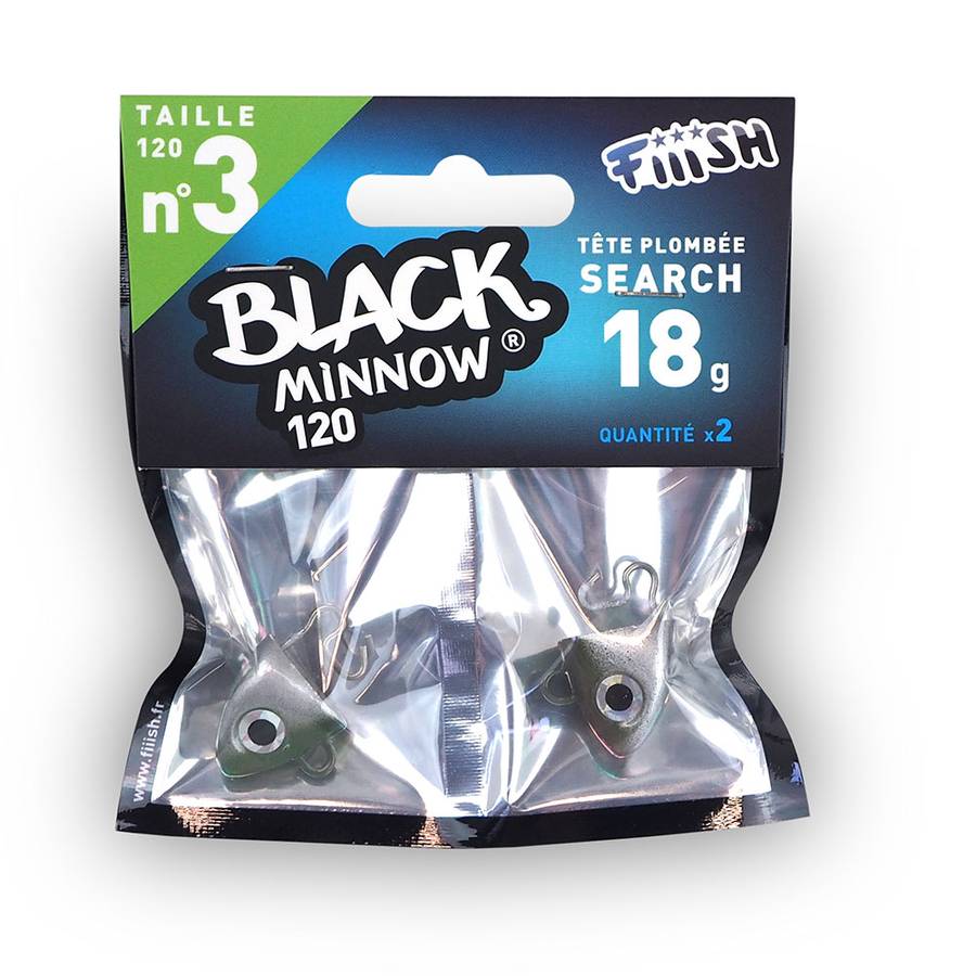 ΜΟΛΥΒΟΚΕΦΑΛΗ FIIISH BLACK MINNOW NO.3 18GR ΚΗΑΚΙ