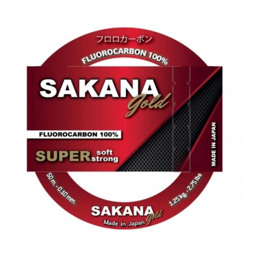 Πετονιά SAKANA FLUOROCARBON GOLD NEW 50M ΔΙΑΦΑΝΟ