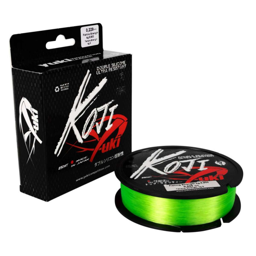 Πετονιά YUKI KOJI DOUBLE SILICON MONOFILAMENT 250M / FLUO ΠΡΑΣΙΝΗ