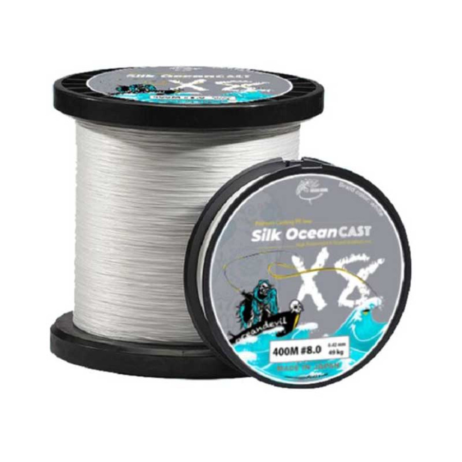 ΝΗΜΑ OCEAN DEVIL SILK OCEAN PEX8 CAST 200MT / ΛΕΥΚΟ