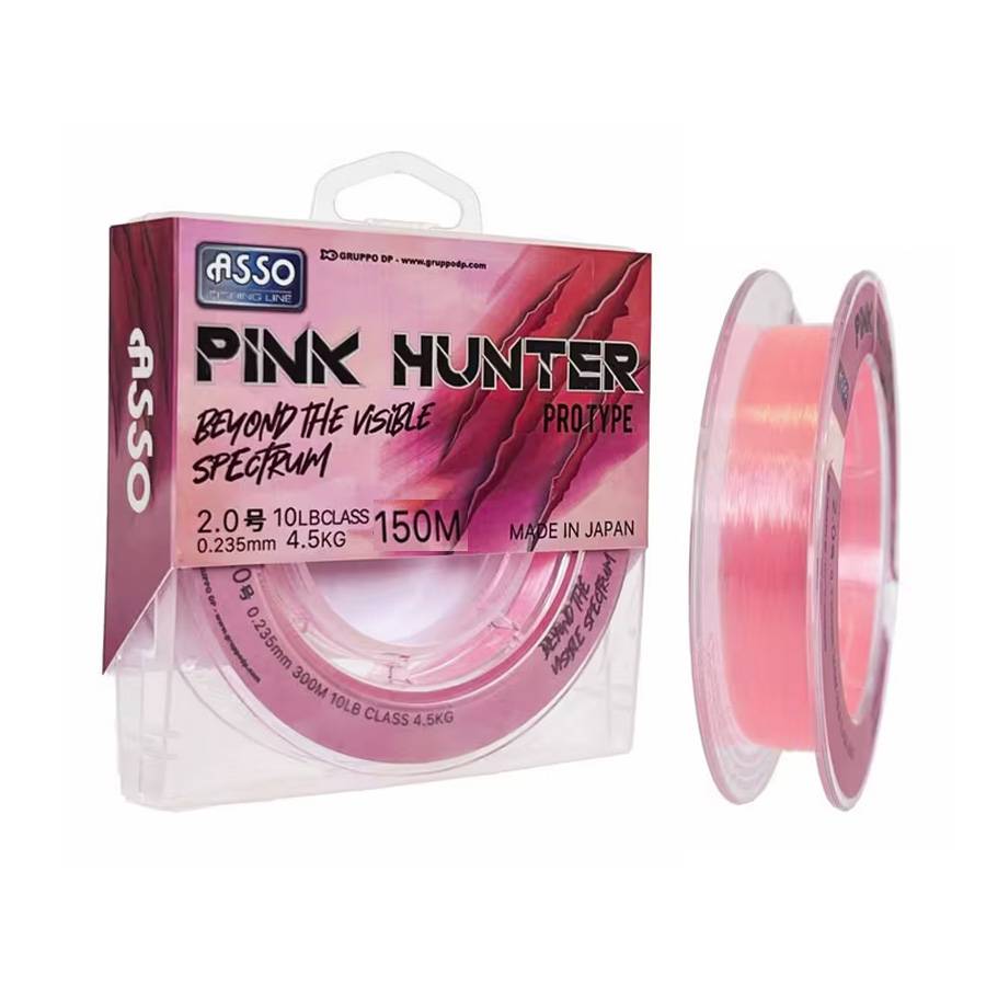 ΠΕΤΟΝΙΑ ASSO PINK HUNTER FLUOROCARBON COATED 150MT