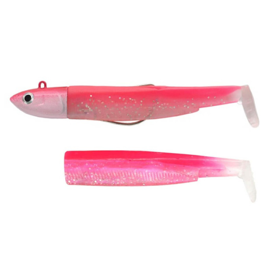 Σιλικόνη FIIISH BLACK MINNOW NO.5 COMBO 90GR FLUO PINK BM1427