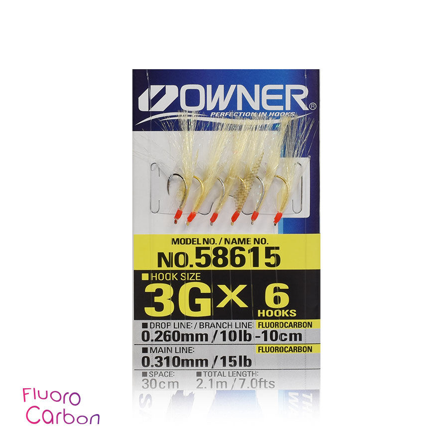 ΤΣΑΠΑΡΙΑ OWNER 58615 / 6 ΑΓΚ / Νo 3 / 2.10M / FLUOROCARBON